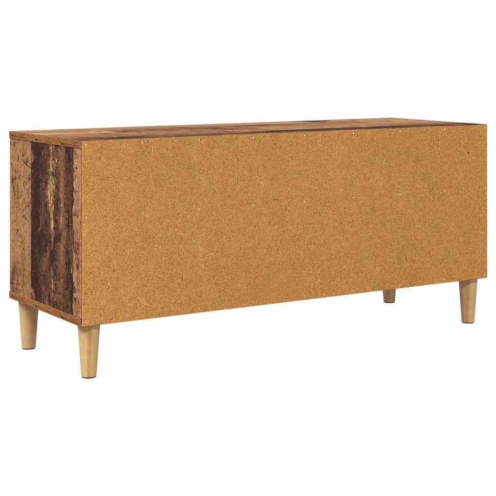 vidaXL Szafka pod telewizor Stare drewno 100 x 34,5 x 44,5 cm