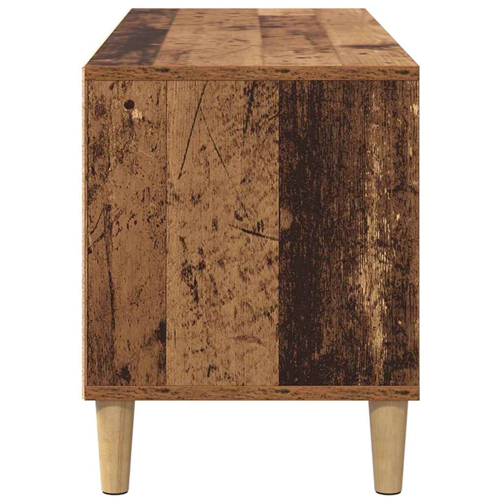 vidaXL Szafka pod telewizor Stare drewno 100 x 34,5 x 44,5 cm