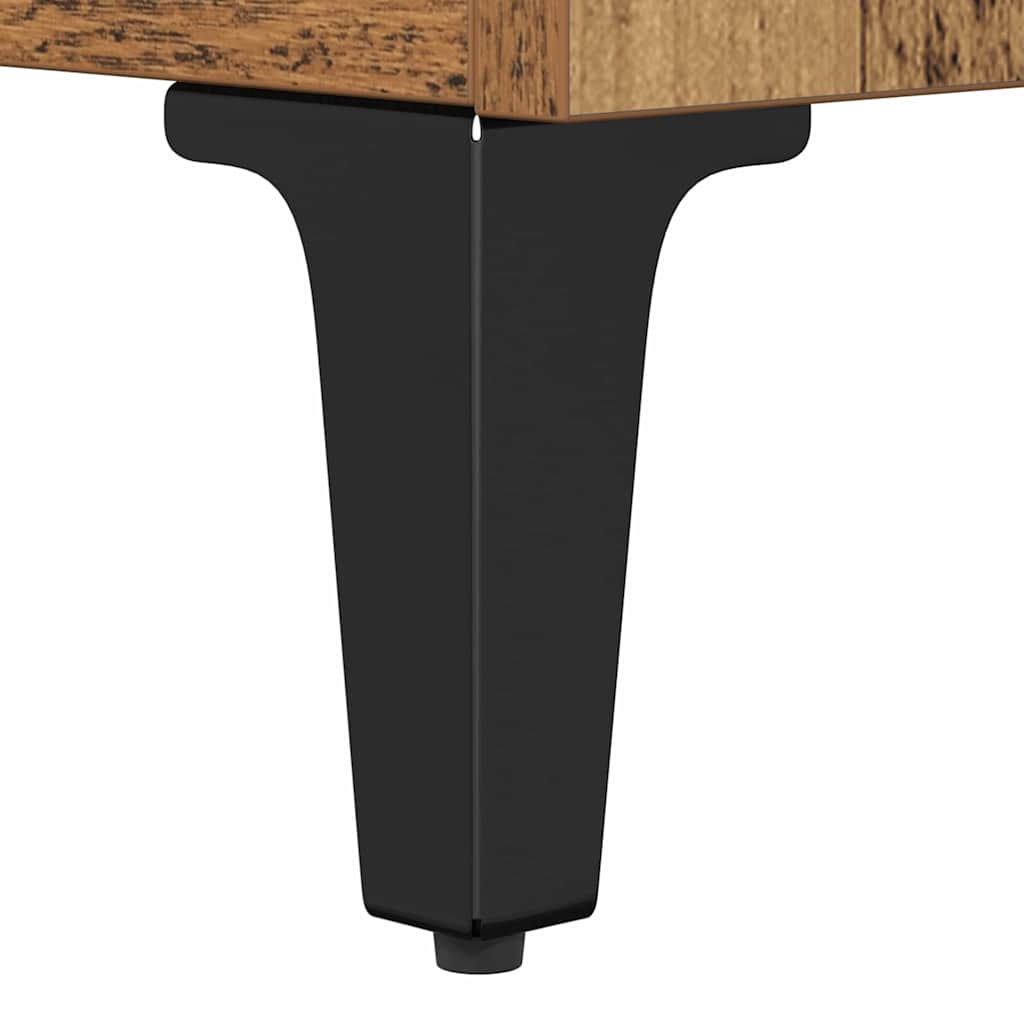 vidaXL Szafka pod telewizor Stare drewno 100 x 34,5 x 44,5 cm