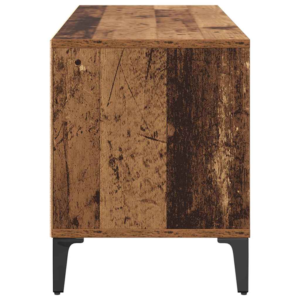 vidaXL Szafka pod telewizor Stare drewno 100 x 34,5 x 44,5 cm