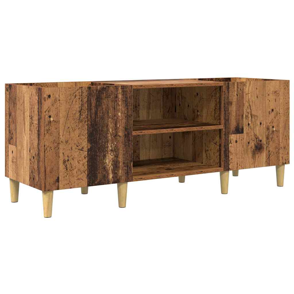 vidaXL Szafka na płyty winylowe Stare drewno 121 x 38 x 48 cm