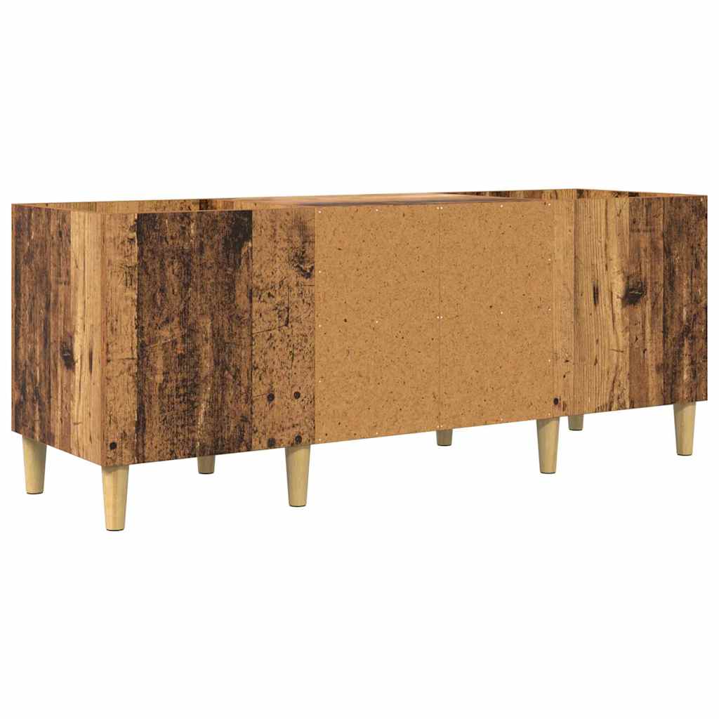 vidaXL Szafka na płyty winylowe Stare drewno 121 x 38 x 48 cm