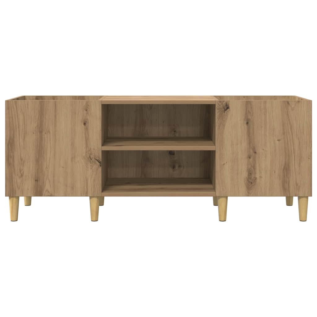 vidaXL Szafka na płyty winylowe Dąb rzemieślniczy 121 x 38 x 48 cm