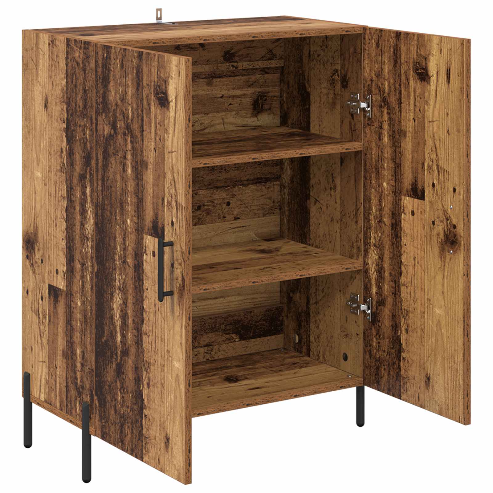 vidaXL Bufet Stare drewno 69,5 x 34 x 90 cm Materiał drewnopochodny