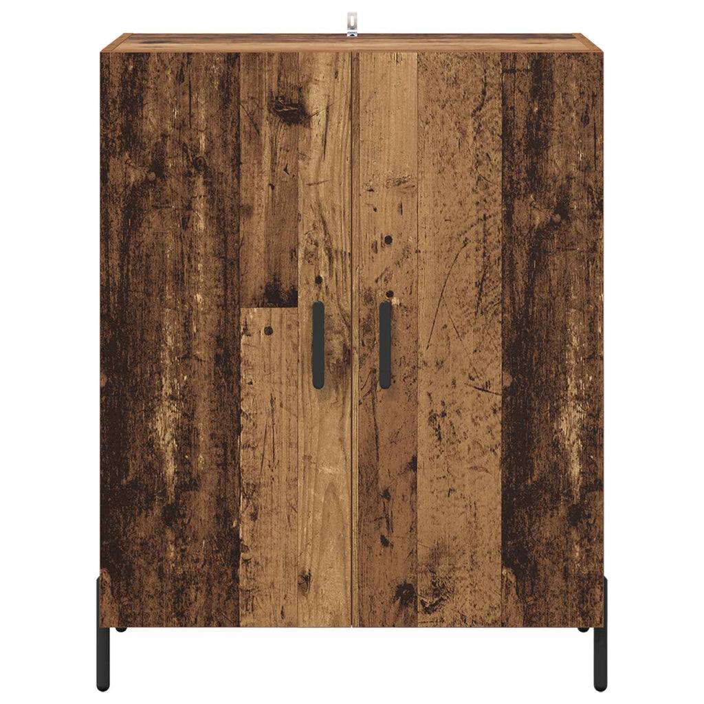 vidaXL Bufet Stare drewno 69,5 x 34 x 90 cm Materiał drewnopochodny