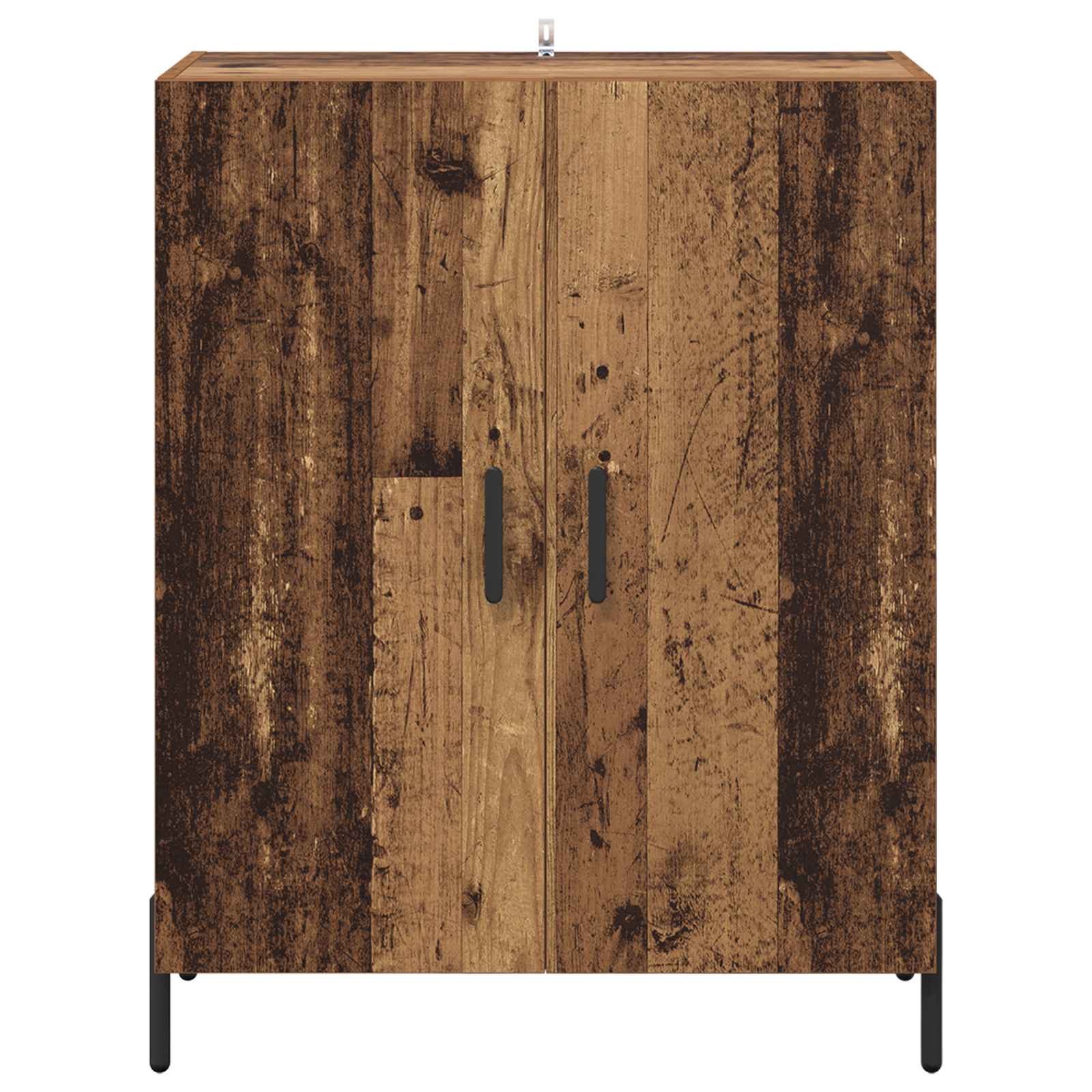 vidaXL Bufet Stare drewno 69,5 x 34 x 90 cm Materiał drewnopochodny