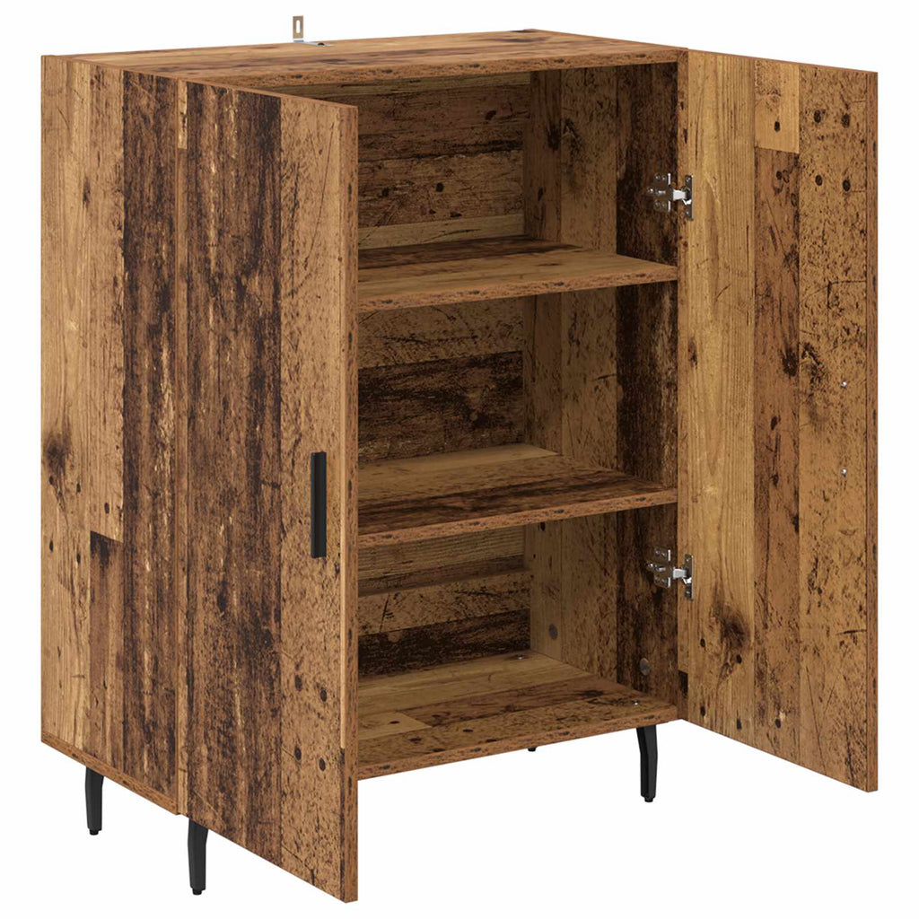 vidaXL Bufet Stare drewno 69,5 x 34 x 90 cm Materiał drewnopochodny