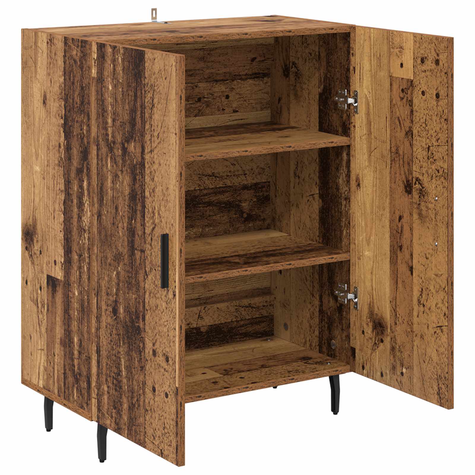 vidaXL Bufet Stare drewno 69,5 x 34 x 90 cm Materiał drewnopochodny