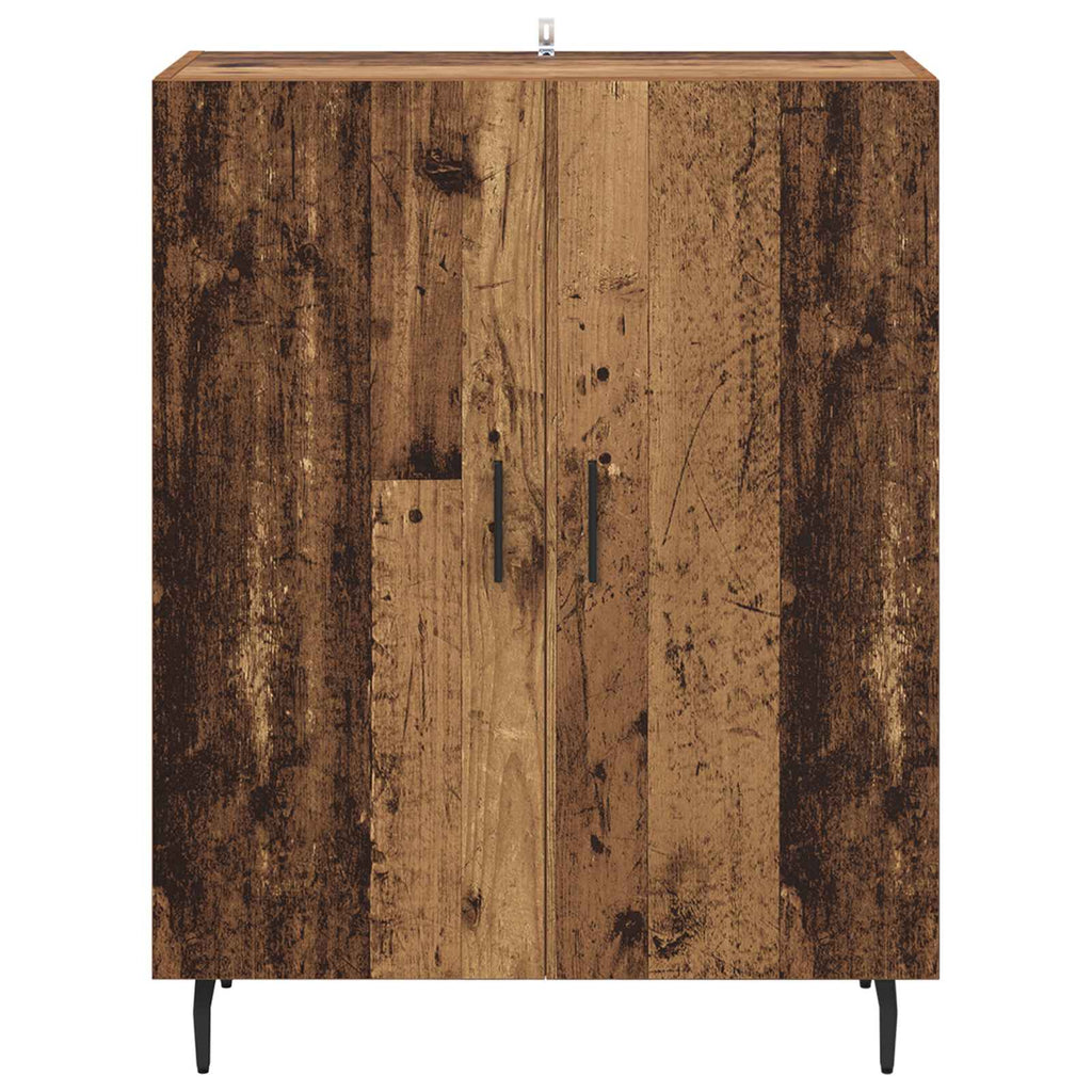 vidaXL Bufet Stare drewno 69,5 x 34 x 90 cm Materiał drewnopochodny