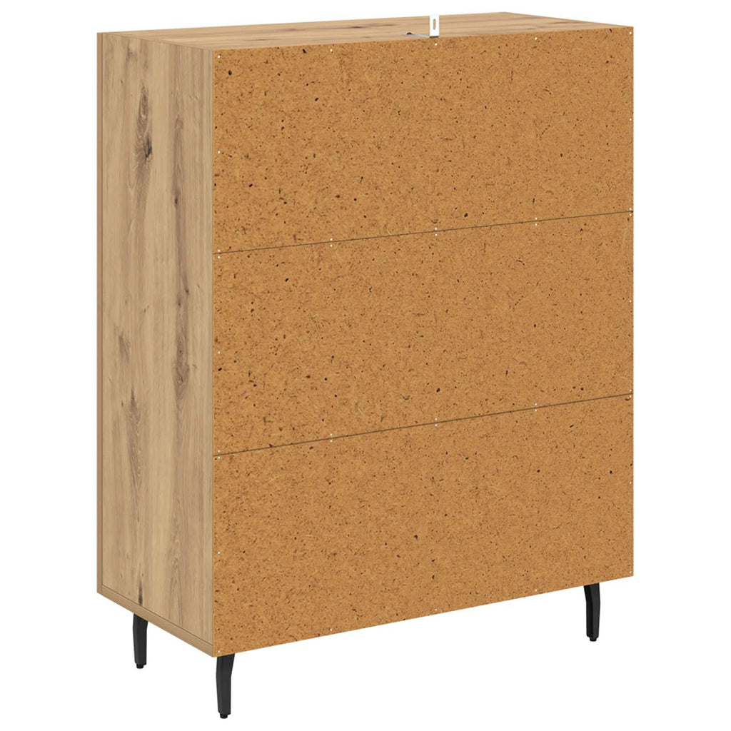 vidaXL Bufet Dąb rzemieślniczy 69,5 x 34 x 90 cm