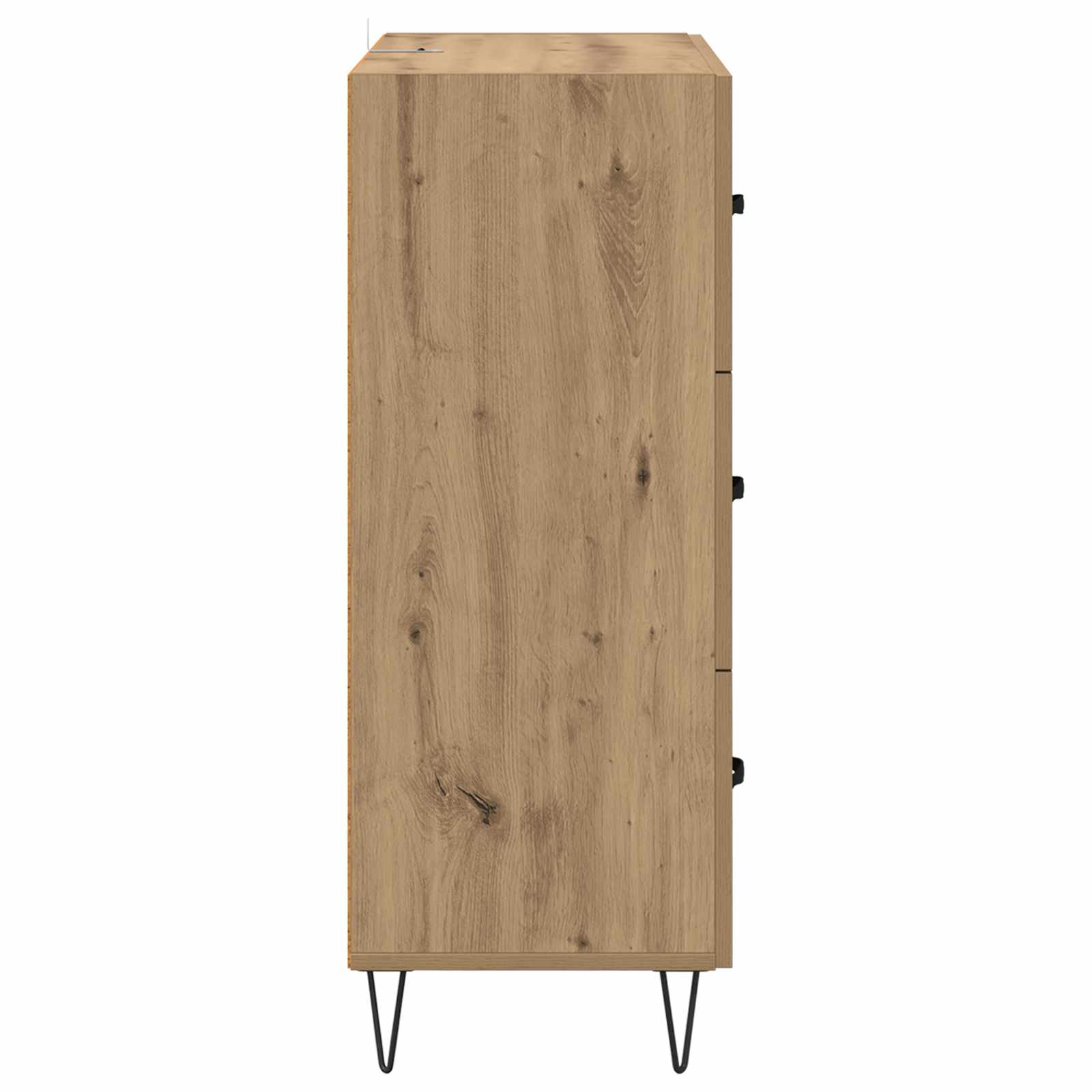 vidaXL Bufet z szufladą Dąb rzemieślniczy 69,5 x 34 x 90 cm
