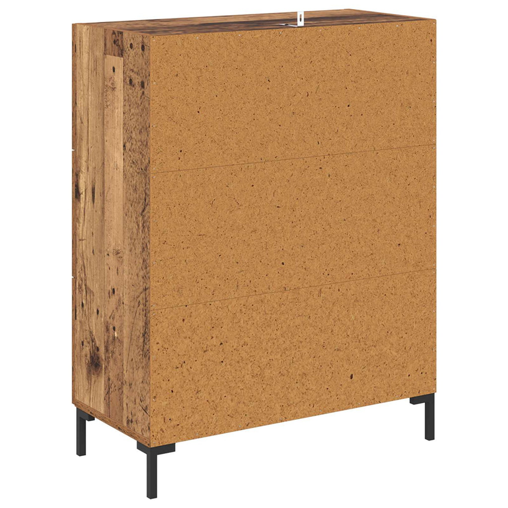 vidaXL Bufet z szufladą Stare drewno 69,5 x 34 x 90 cm