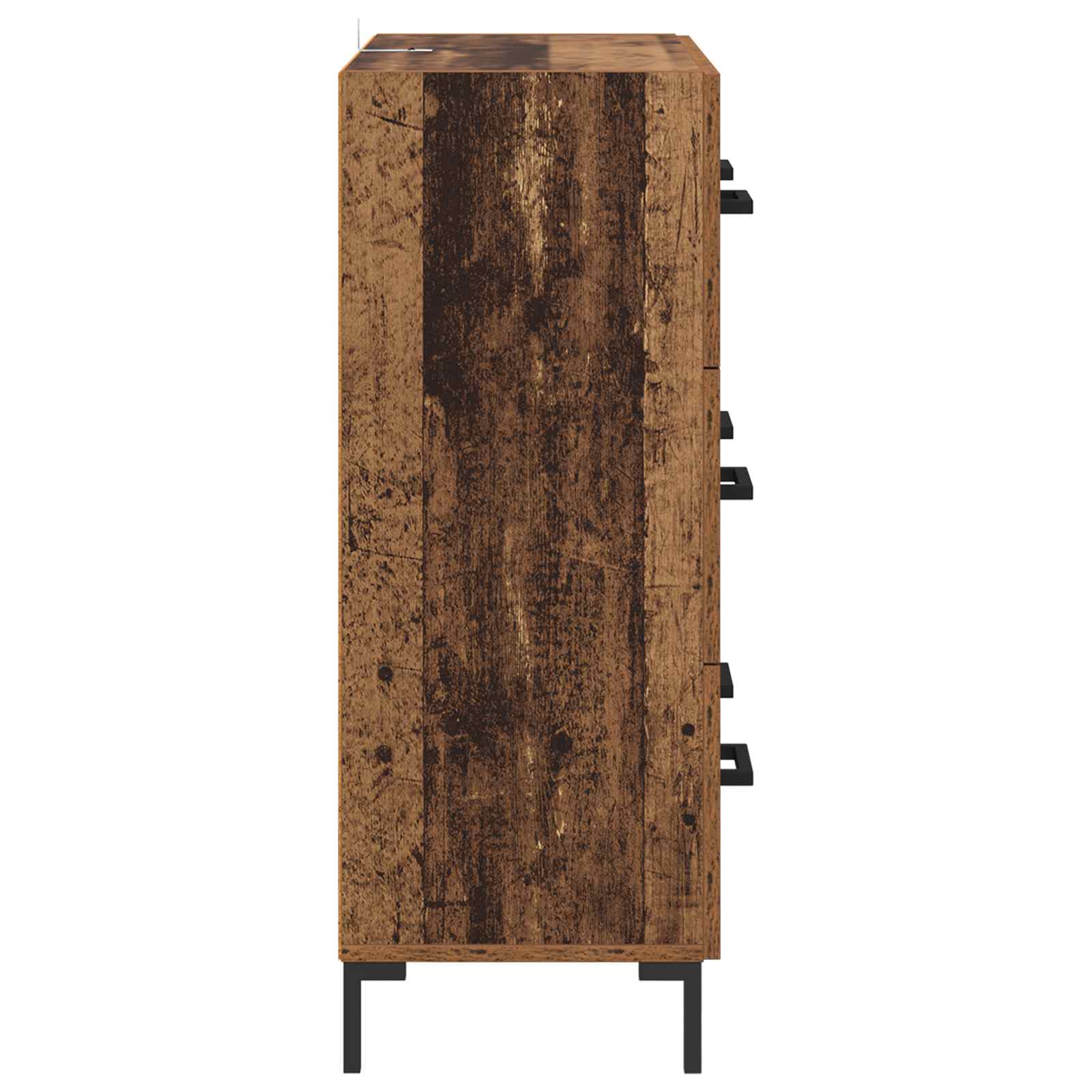 vidaXL Bufet z szufladą Stare drewno 69,5 x 34 x 90 cm