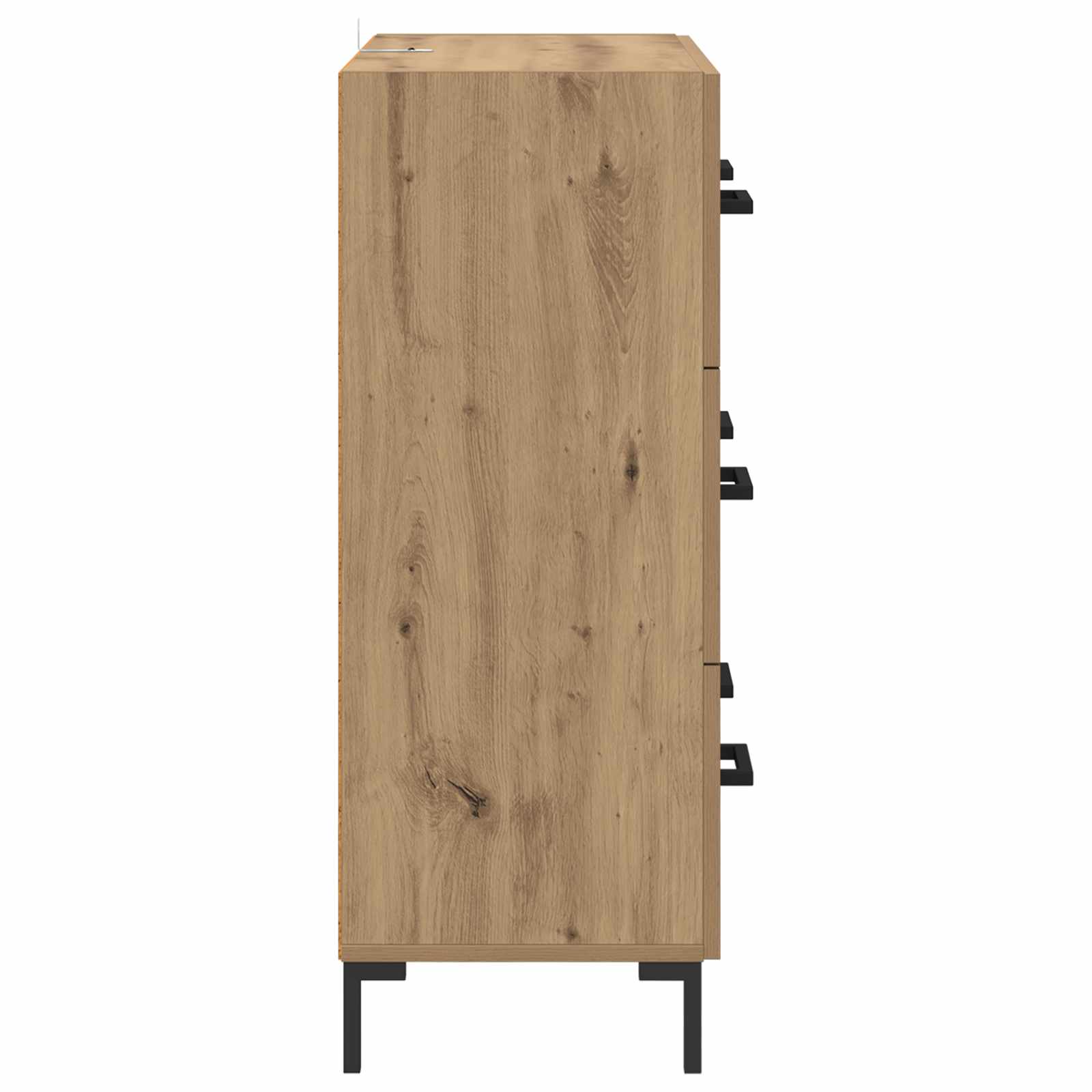 vidaXL Bufet z szufladą Dąb rzemieślniczy 69,5 x 34 x 90 cm