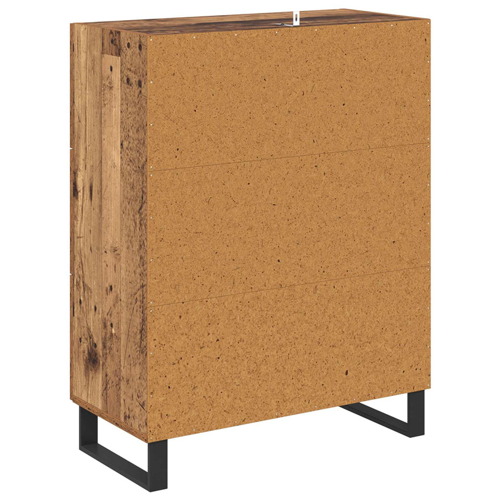 vidaXL Bufet z szufladą Stare drewno 69,5 x 34 x 90 cm