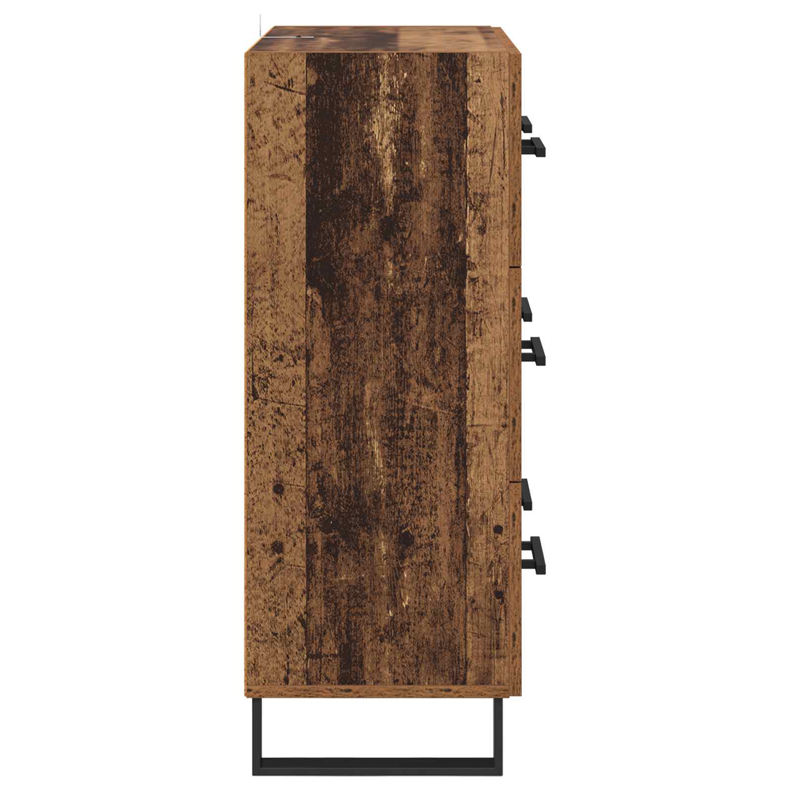 vidaXL Bufet z szufladą Stare drewno 69,5 x 34 x 90 cm
