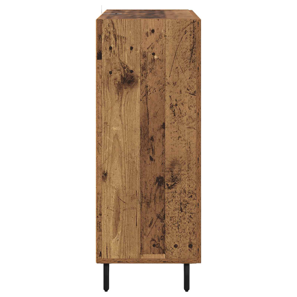 vidaXL Bufet z szufladą Stare drewno 69,5 x 34 x 90 cm