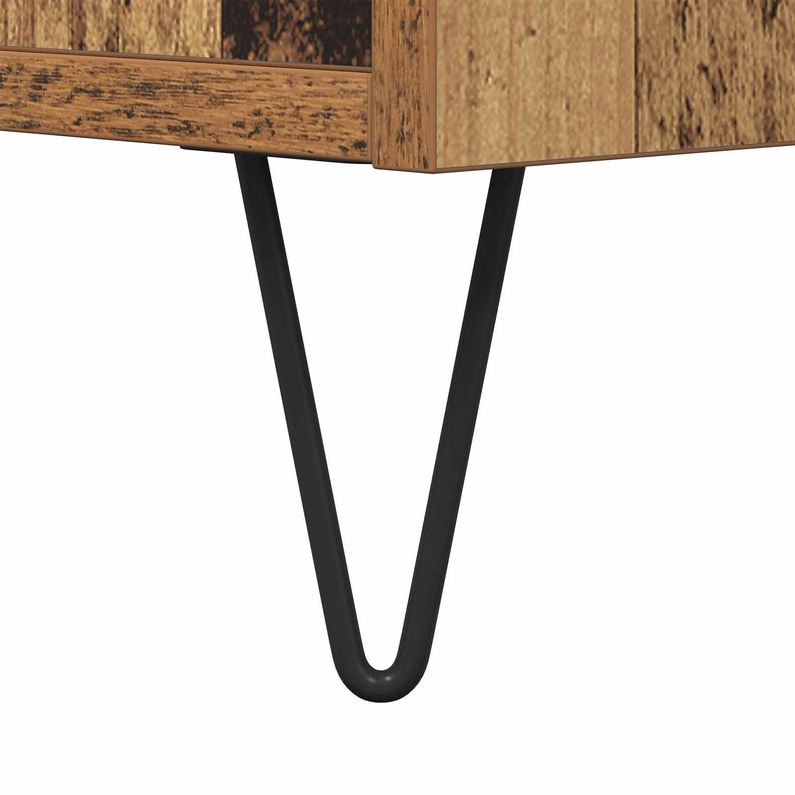 vidaXL Bufet Stare drewno 34 x 34,5 x 90 cm Materiał drewnopochodny