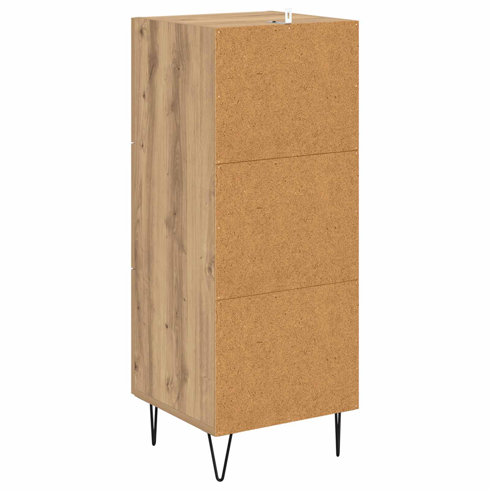 vidaXL Bufet dąb artisan 34 x 34,5 x 90 cm Materiał drewnopochodny