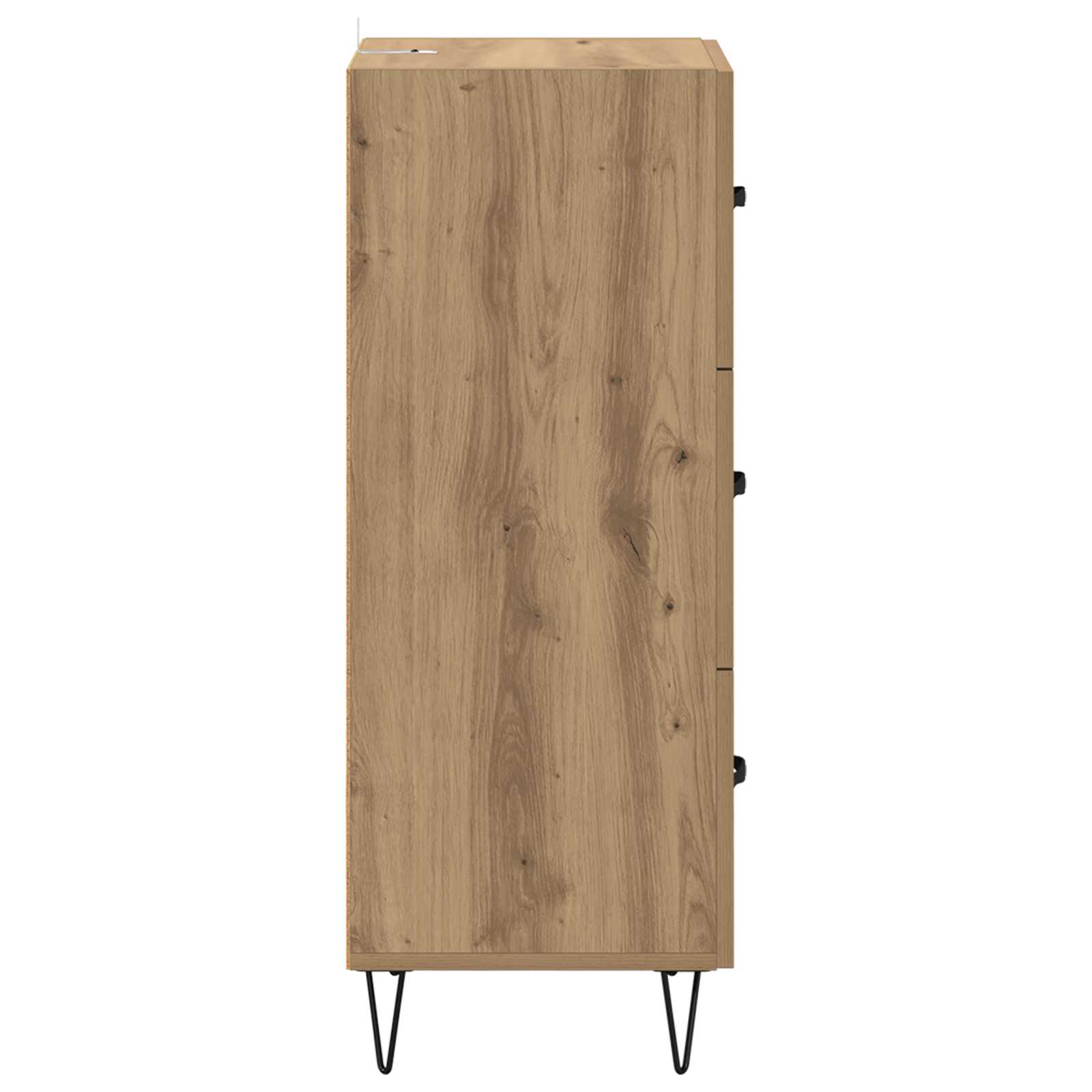 vidaXL Bufet dąb artisan 34 x 34,5 x 90 cm Materiał drewnopochodny