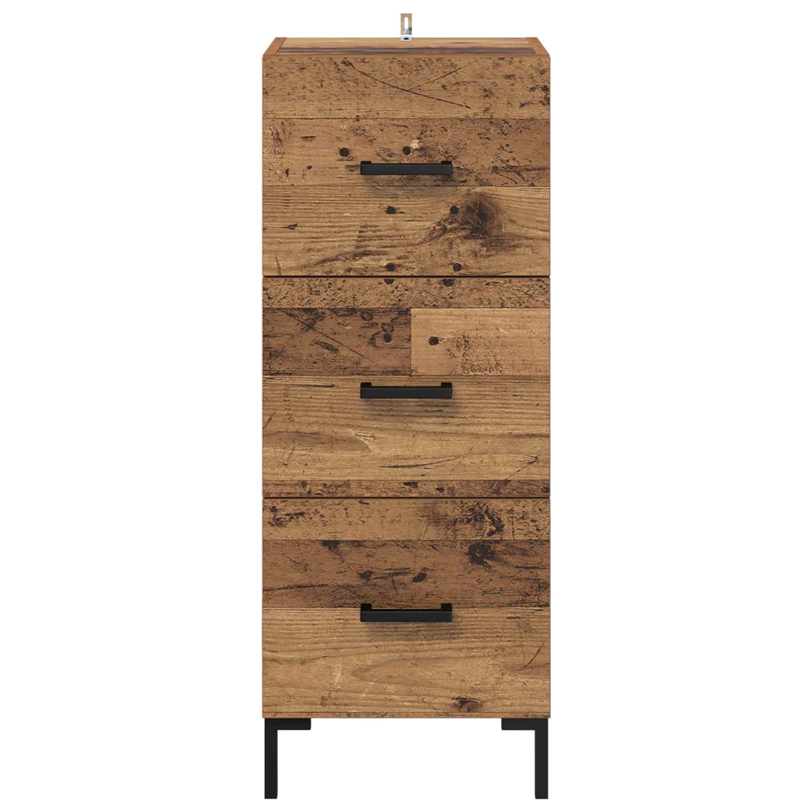 vidaXL Bufet Stare drewno 34,5 x 34 x 90 cm Materiał drewnopochodny
