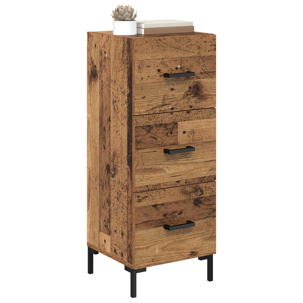 vidaXL Bufet Stare drewno 34,5 x 34 x 90 cm Materiał drewnopochodny