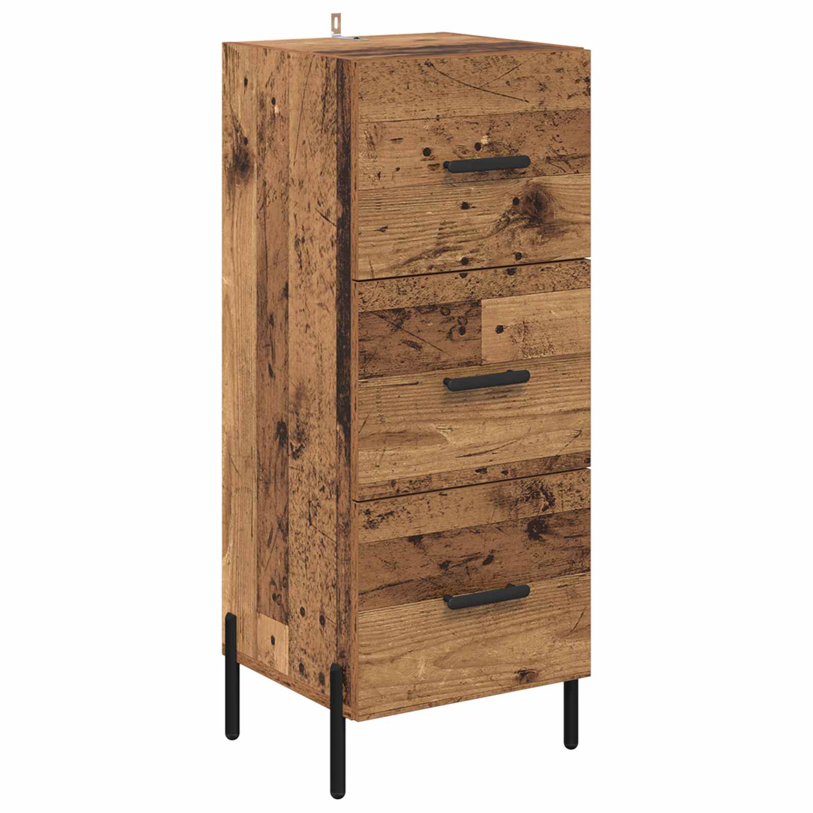 vidaXL Bufet Stare drewno 34 x 34.5 x 90 cm Materiał drewnopochodny