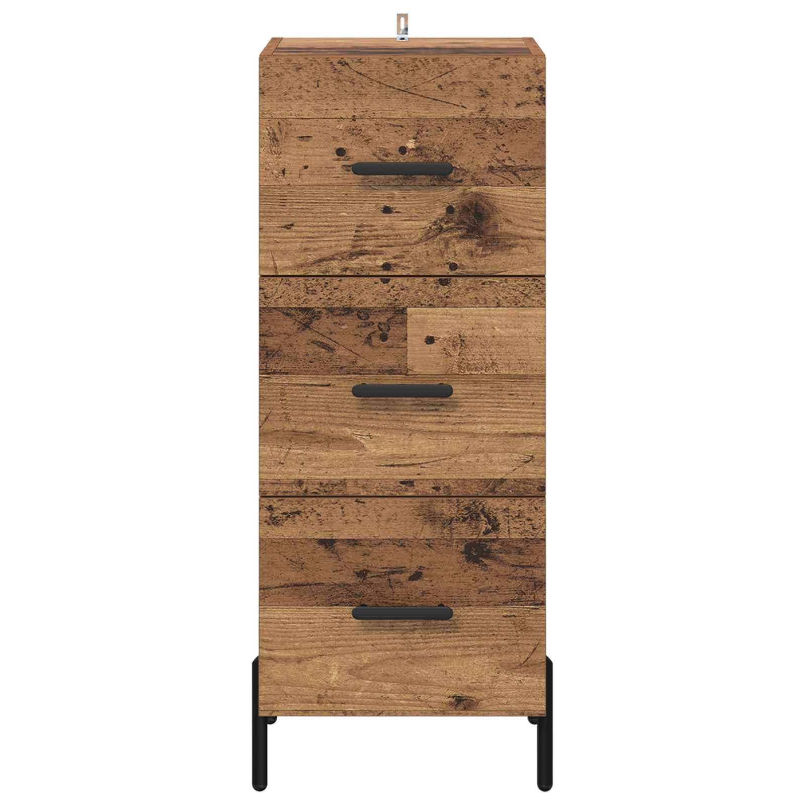 vidaXL Bufet Stare drewno 34 x 34.5 x 90 cm Materiał drewnopochodny