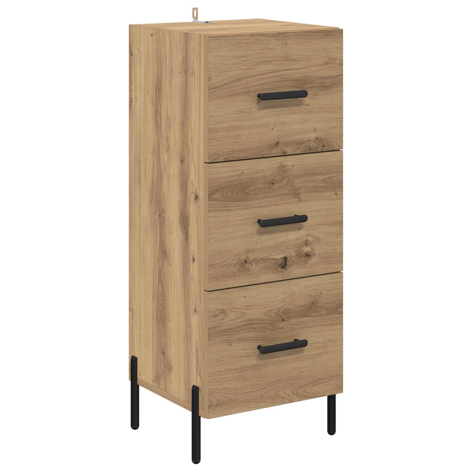 vidaXL Bufet dąb artisan 34 x 34.5 x 90 cm Materiał drewnopochodny