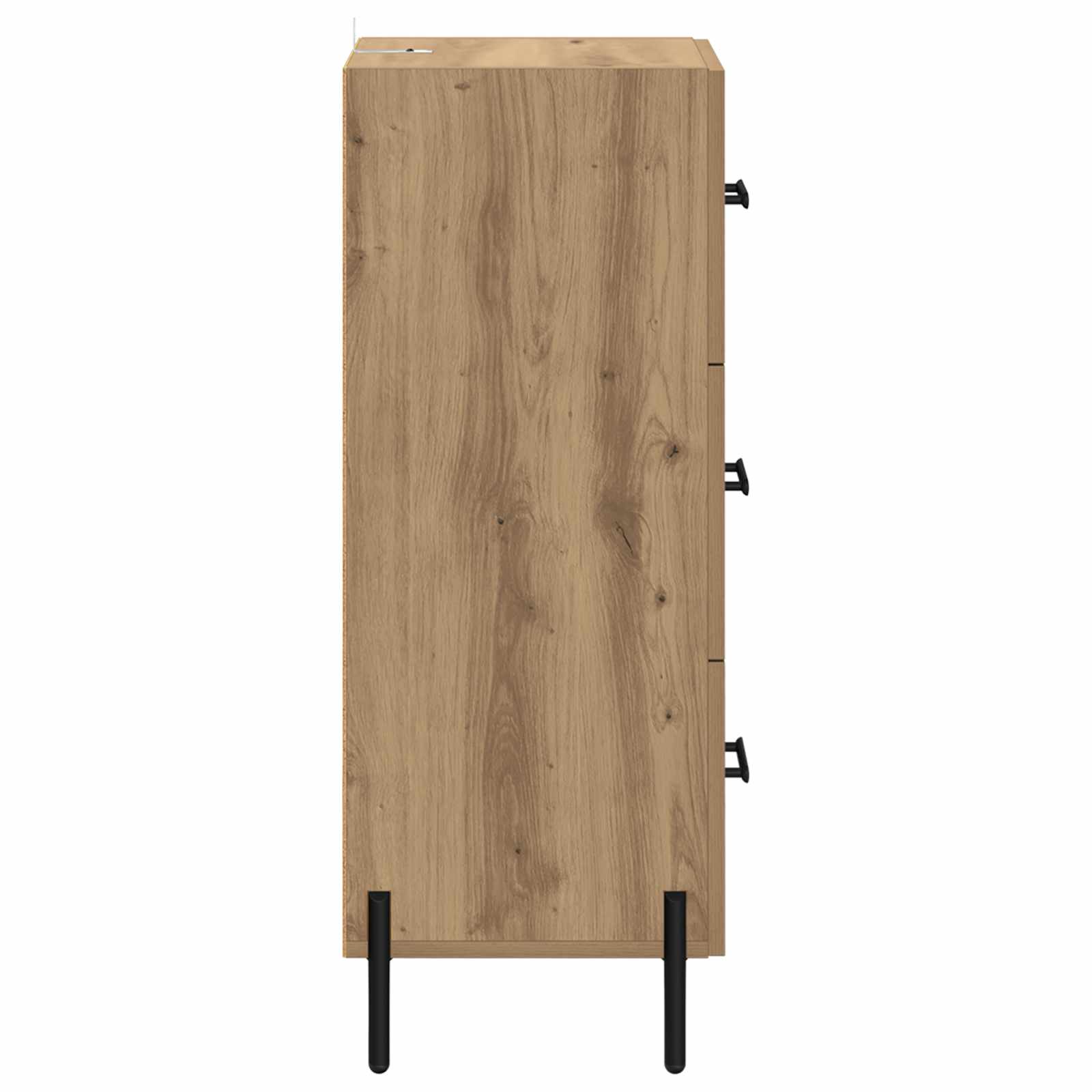 vidaXL Bufet dąb artisan 34 x 34.5 x 90 cm Materiał drewnopochodny