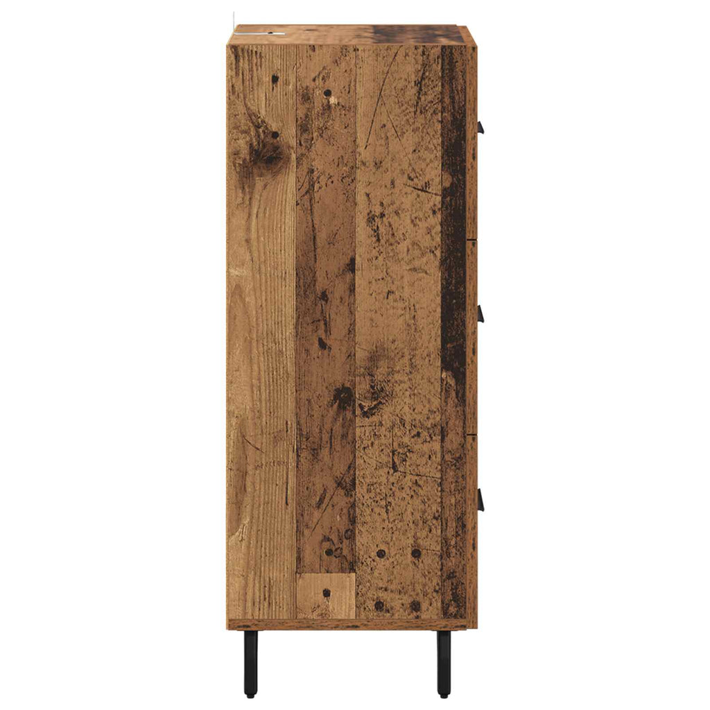 vidaXL Bufet Stare drewno 34 x 34.5 x 90 cm Materiał drewnopochodny
