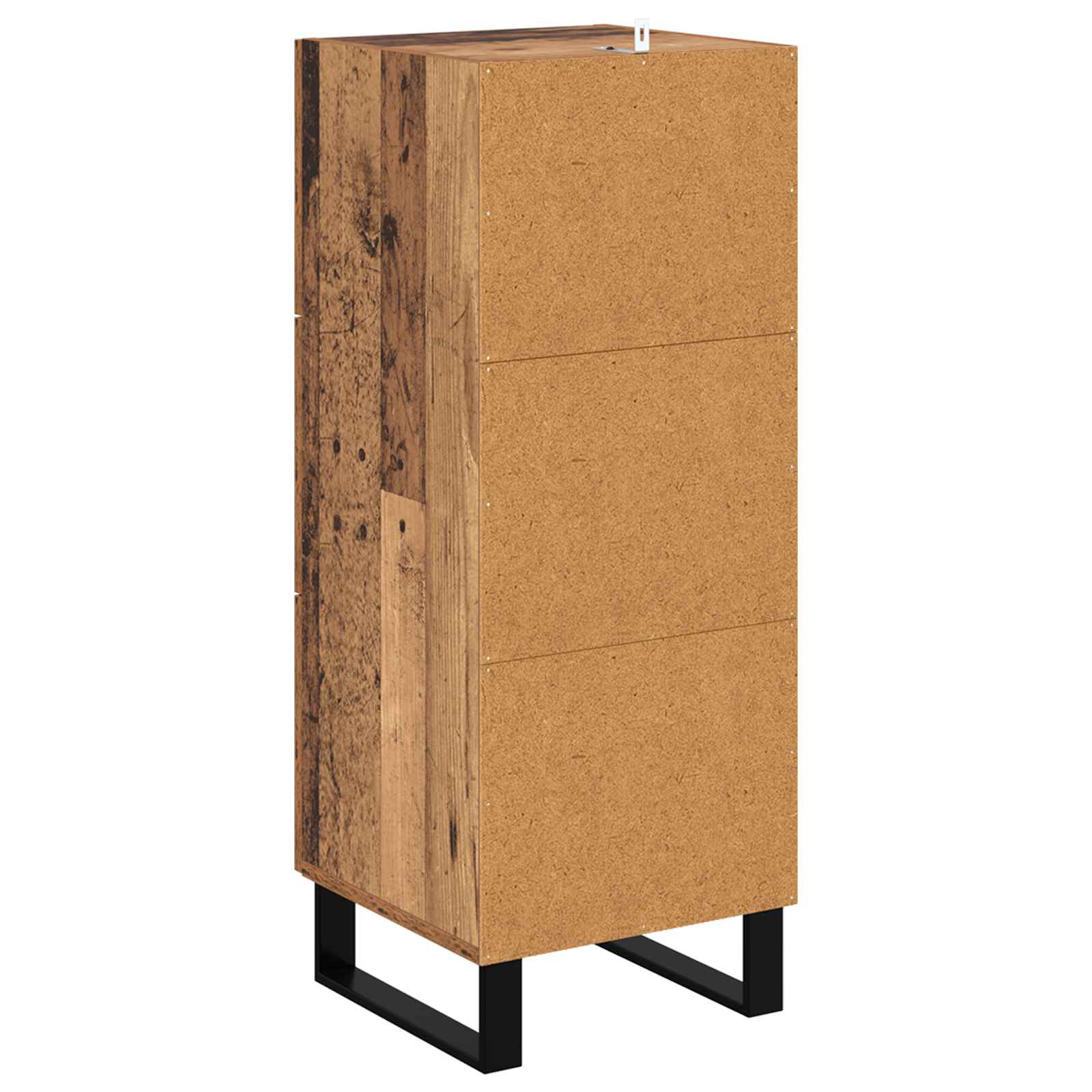 vidaXL Bufet z szufladą Stare drewno 34,5 x 34 x 90 cm