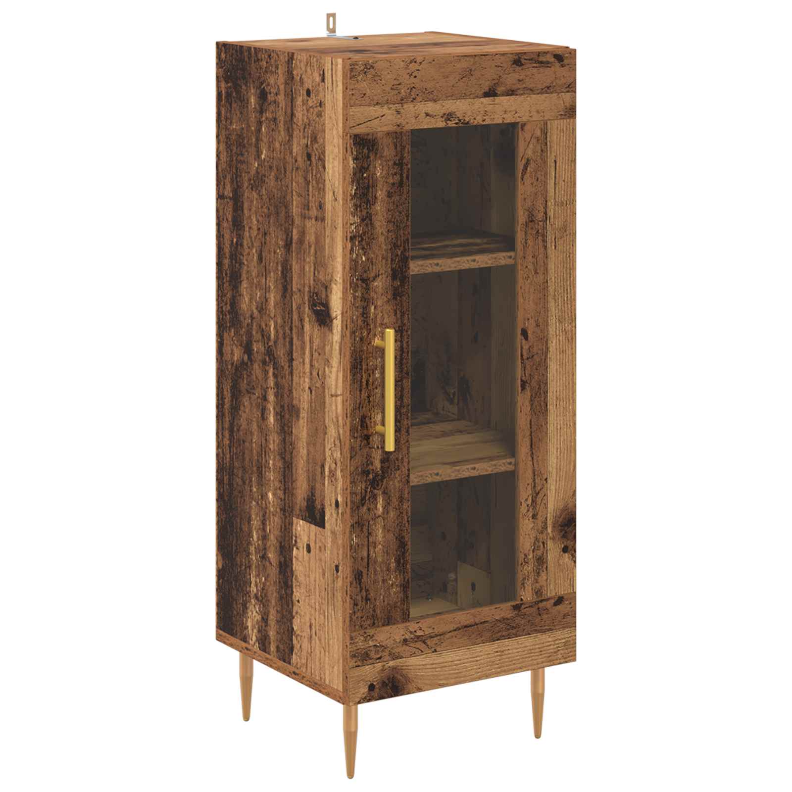 vidaXL Bufet Stare drewno 34 x 34.5 x 90 cm Materiał drewnopochodny