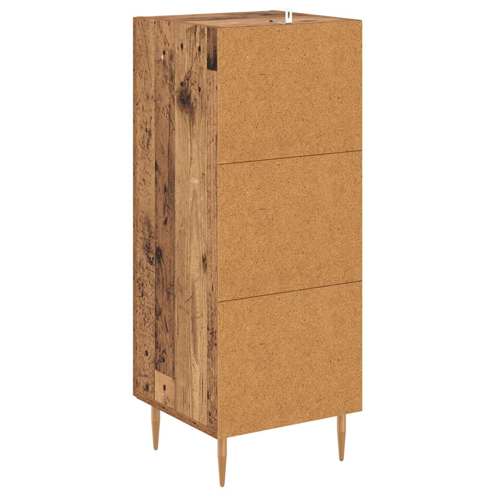 vidaXL Bufet Stare drewno 34 x 34.5 x 90 cm Materiał drewnopochodny