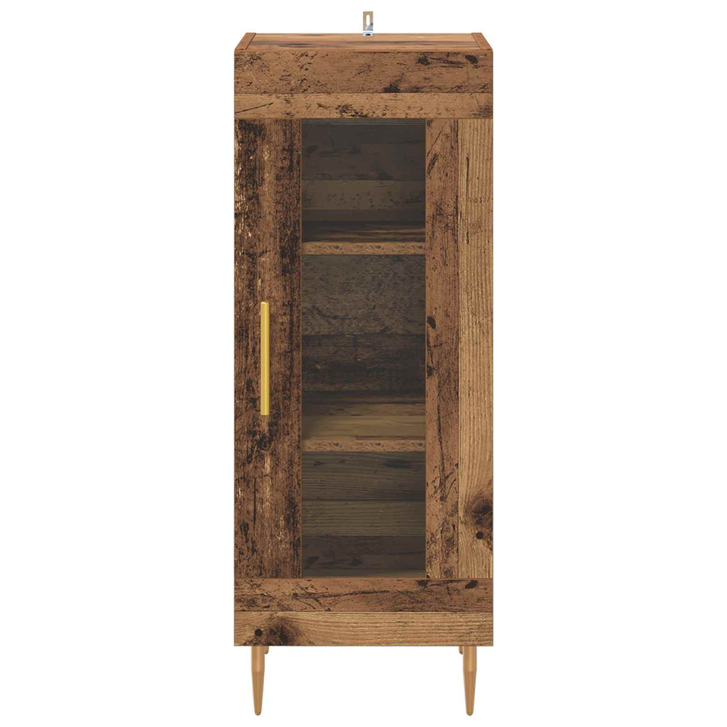 vidaXL Bufet Stare drewno 34 x 34.5 x 90 cm Materiał drewnopochodny