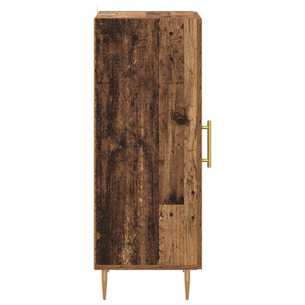 vidaXL Bufet Stare drewno 34 x 34.5 x 90 cm Materiał drewnopochodny