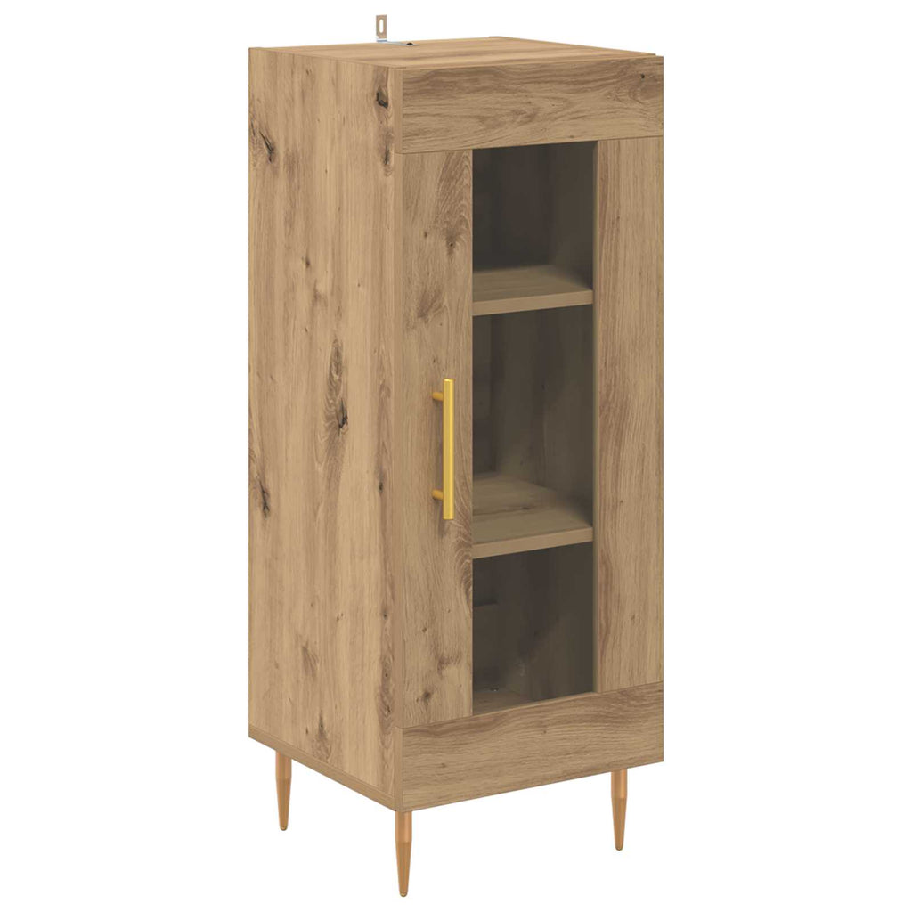 vidaXL Bufet dąb artisan 34 x 34.5 x 90 cm Materiał drewnopochodny