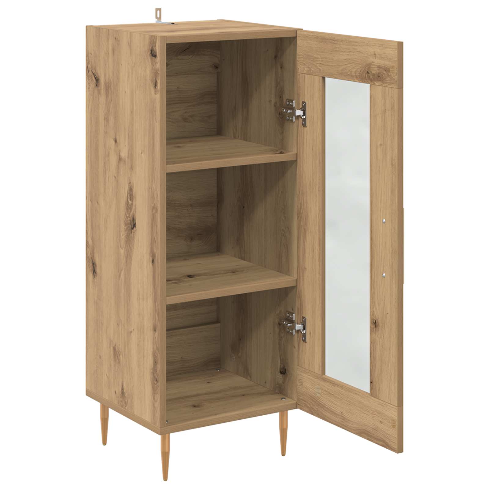 vidaXL Bufet dąb artisan 34 x 34.5 x 90 cm Materiał drewnopochodny