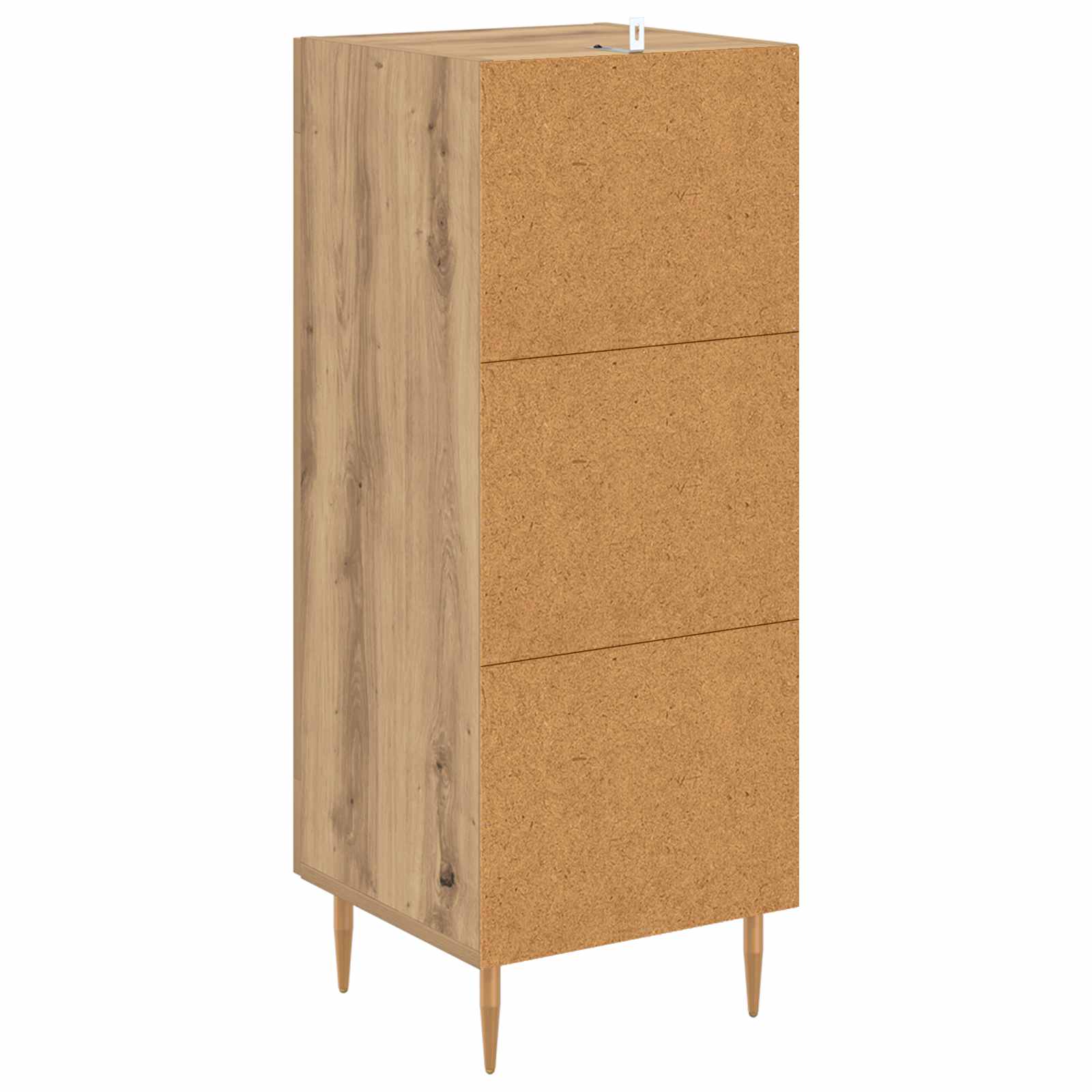 vidaXL Bufet dąb artisan 34 x 34.5 x 90 cm Materiał drewnopochodny