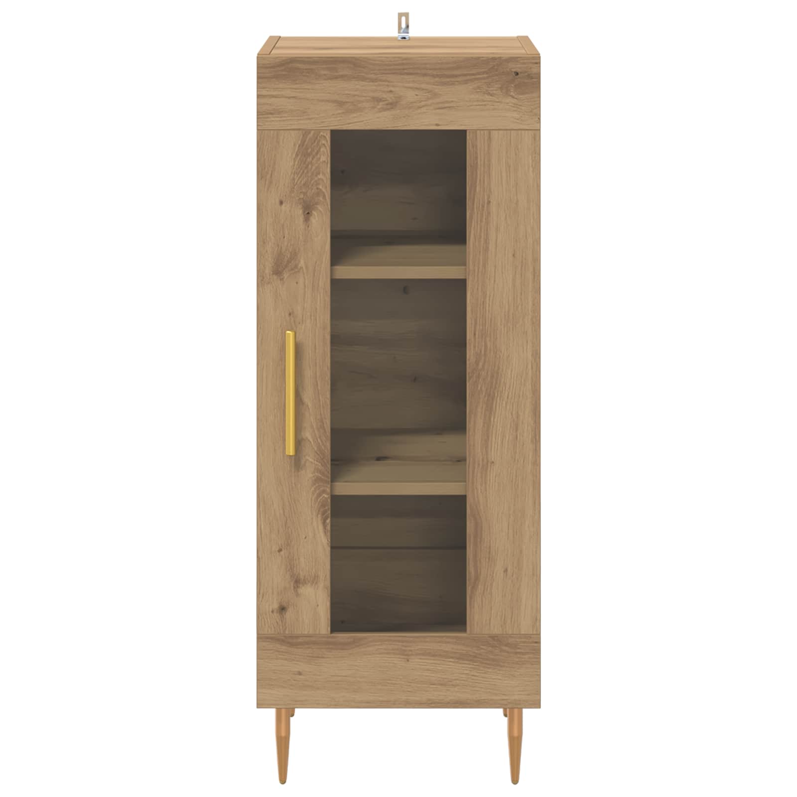 vidaXL Bufet dąb artisan 34 x 34.5 x 90 cm Materiał drewnopochodny