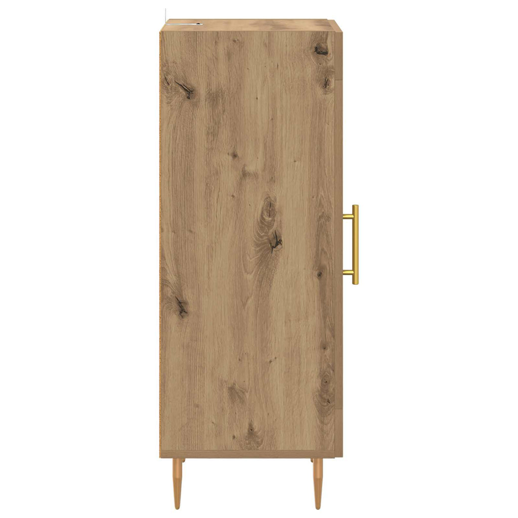 vidaXL Bufet dąb artisan 34 x 34.5 x 90 cm Materiał drewnopochodny