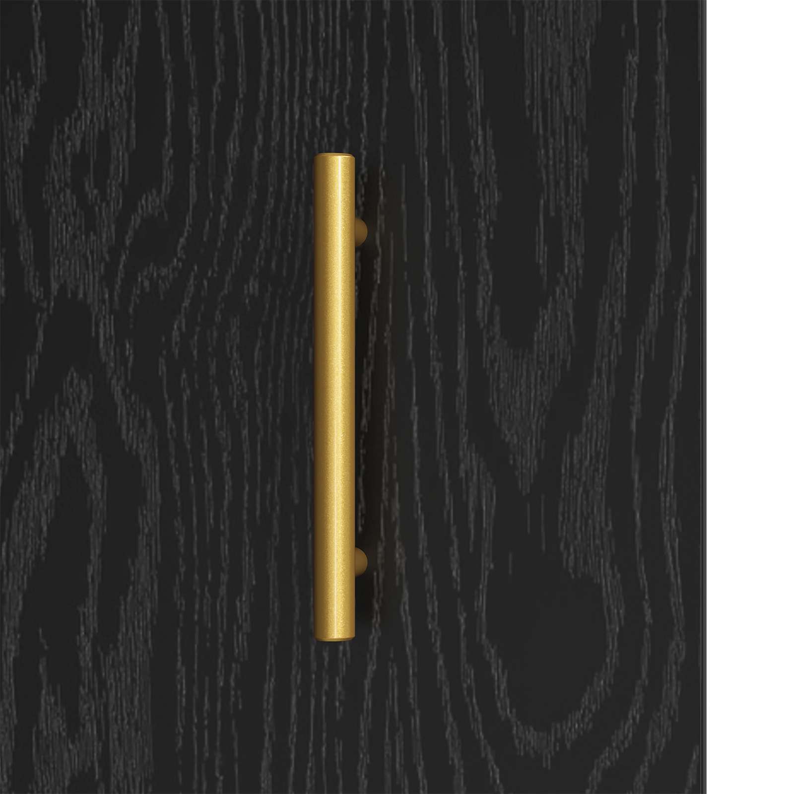 vidaXL Bufet Czarny dąb 34 x 34.5 x 90 cm Materiał drewnopochodny