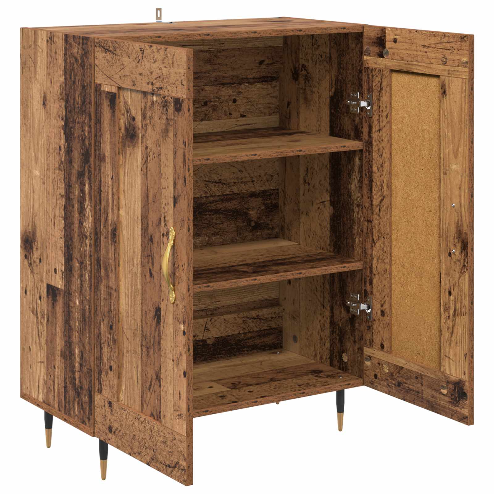 vidaXL Bufet Stare drewno 69,5 x 34 x 90 cm Materiał drewnopochodny