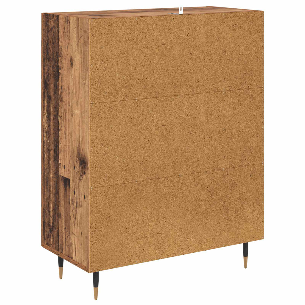vidaXL Bufet Stare drewno 69,5 x 34 x 90 cm Materiał drewnopochodny