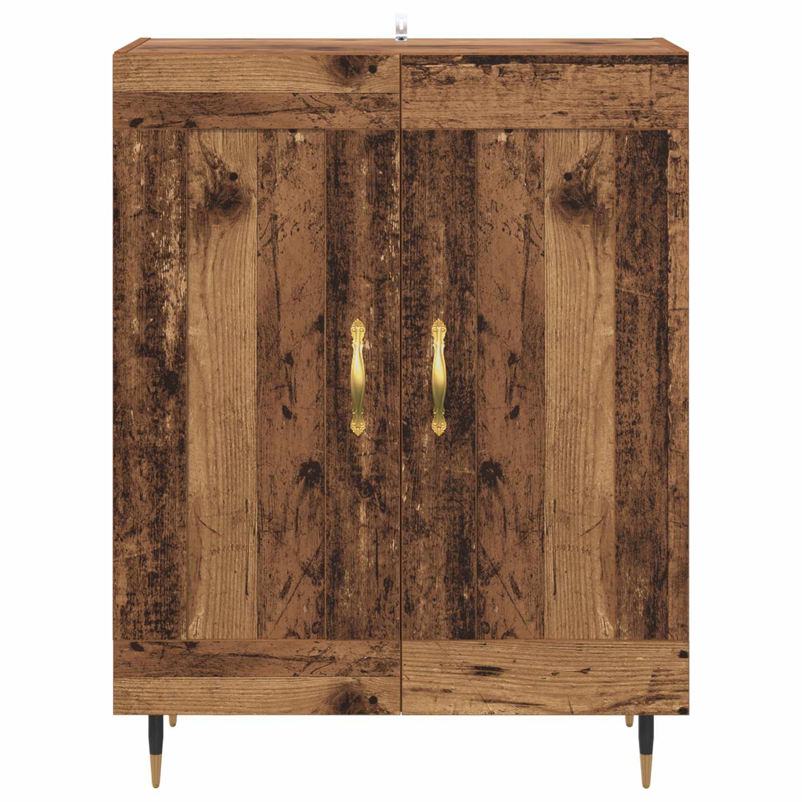 vidaXL Bufet Stare drewno 69,5 x 34 x 90 cm Materiał drewnopochodny