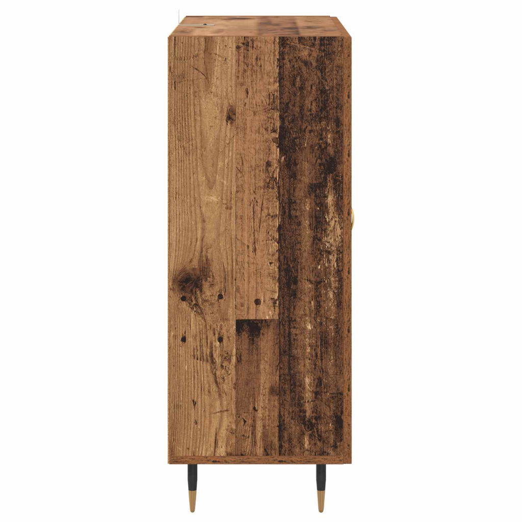 vidaXL Bufet Stare drewno 69,5 x 34 x 90 cm Materiał drewnopochodny