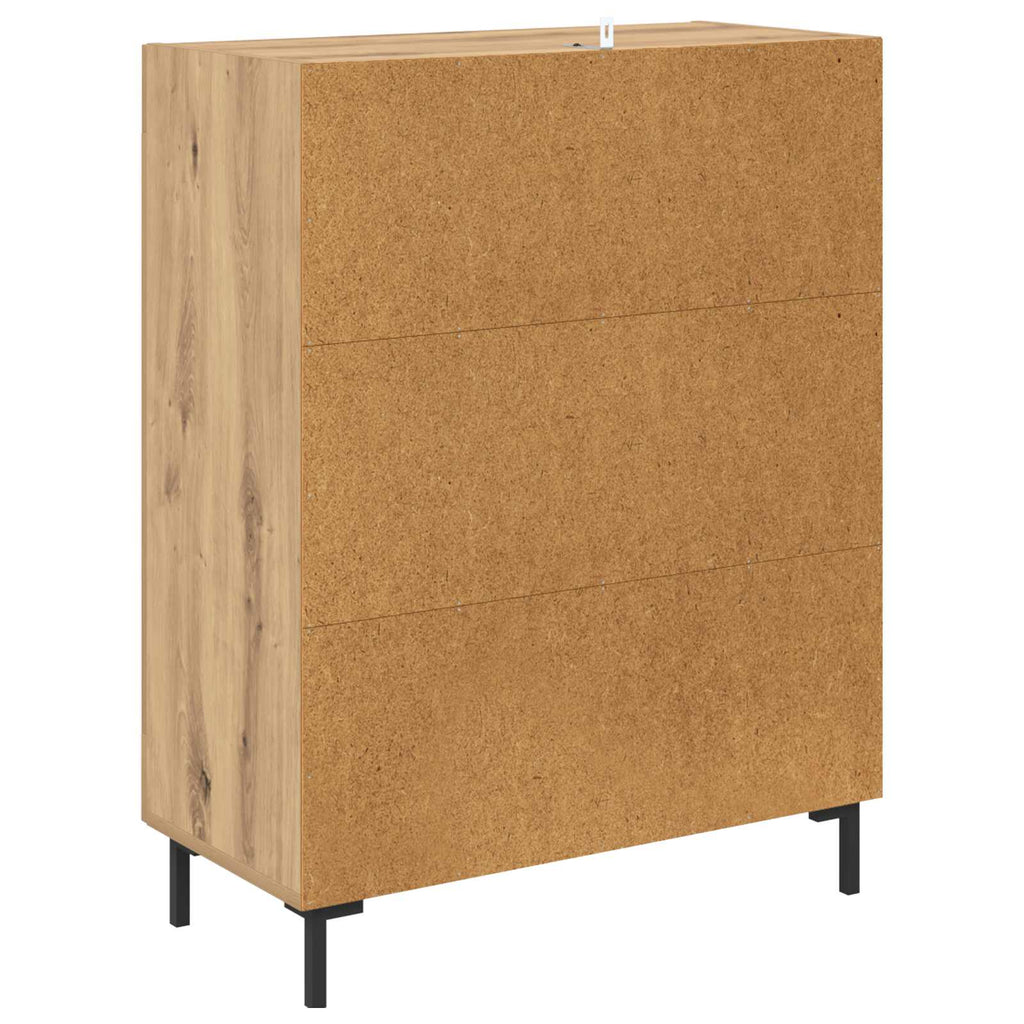 vidaXL Bufet Dąb rzemieślniczy 69,5 x 34 x 90 cm