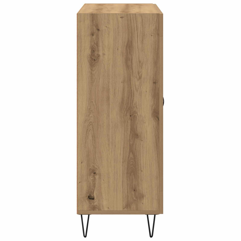 vidaXL Bufet Dąb Rzemieślniczy 69,5 x 34 x 90 cm Drewno inżynieryjne