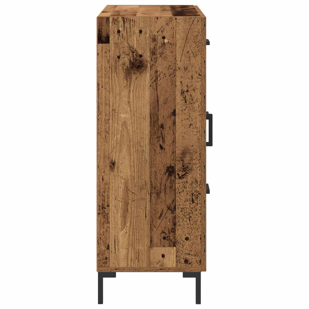 vidaXL Bufet Stare drewno 69.5 x 34 x 90 cm Materiał drewnopochodny