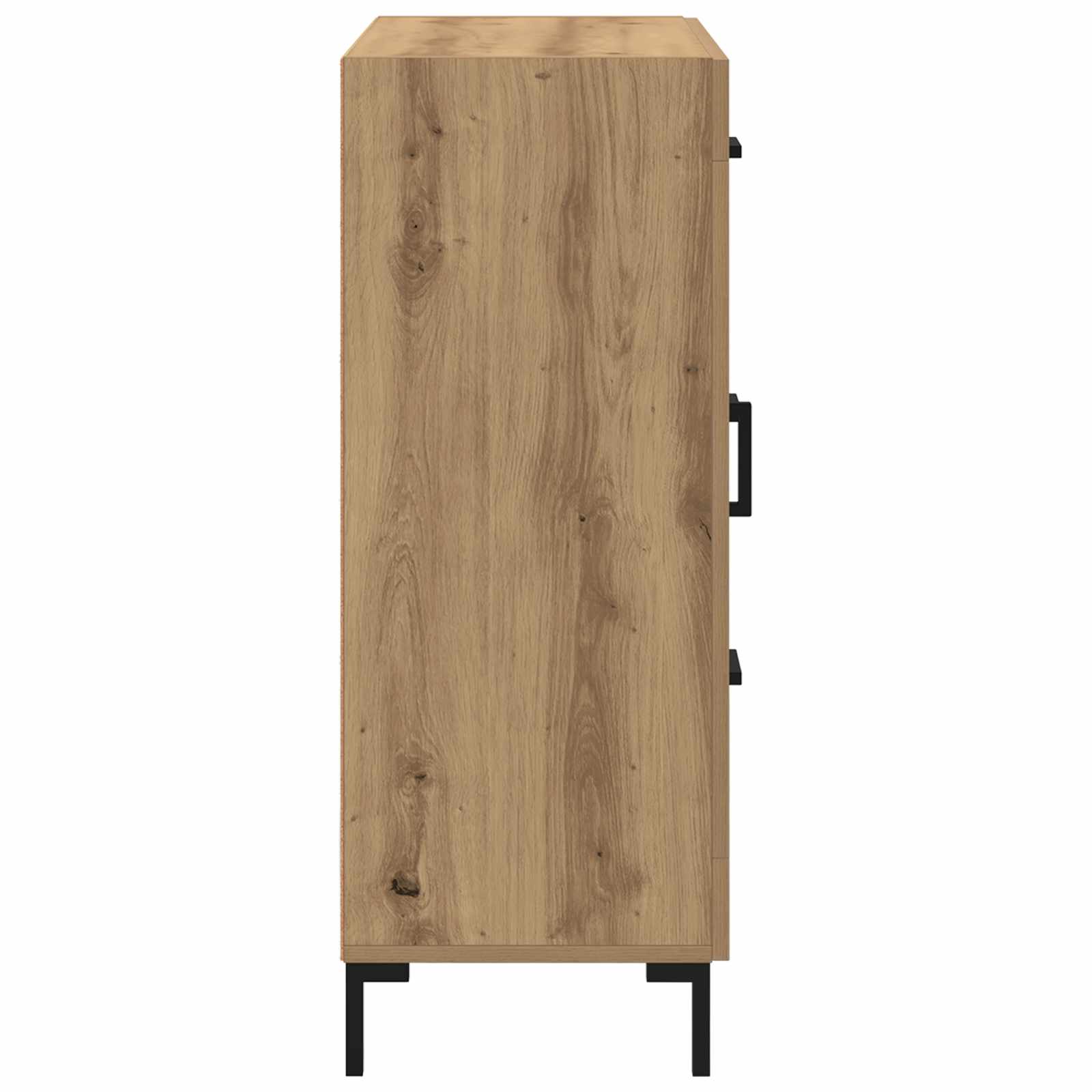 vidaXL Bufet dąb artisan 69.5 x 34 x 90 cm Materiał drewnopochodny